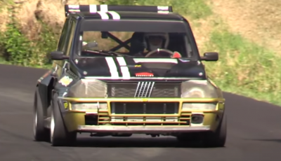 Fiat Panda: di nuovo protagonista nello slalom in salita con 193 cavalli!