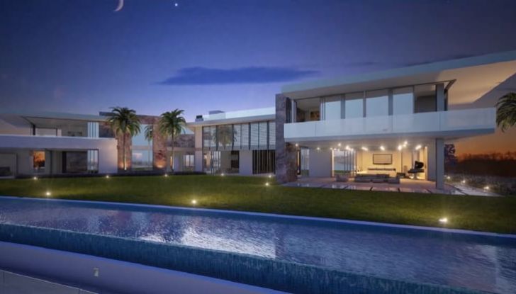 The One Miami villa garage supercar