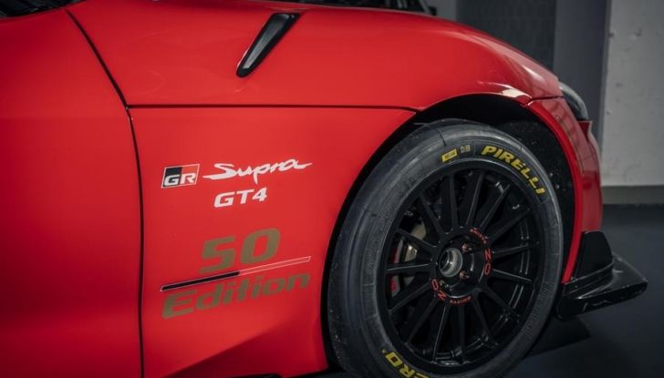 Toyota GR Supra GT4 50th Edition: la versione (stradale) da corsa in soli sei esemplari - Foto 7 di 12