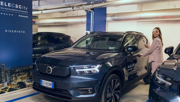 ELEC3City: le Volvo XC40 Recharge protagoniste del car-sharing urbano - Foto 3 di 22
