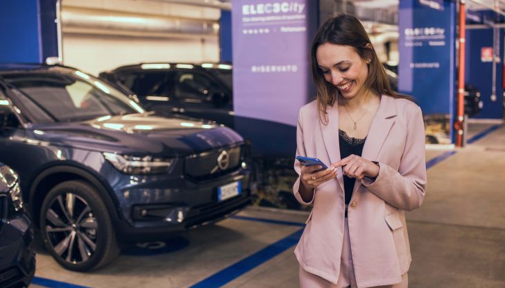 ELEC3City: le Volvo XC40 Recharge protagoniste del car-sharing urbano - Foto 4 di 22