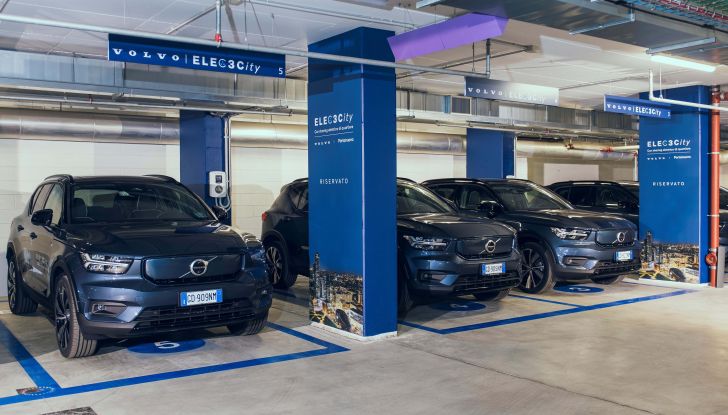ELEC3City: le Volvo XC40 Recharge protagoniste del car-sharing urbano - Foto 6 di 22