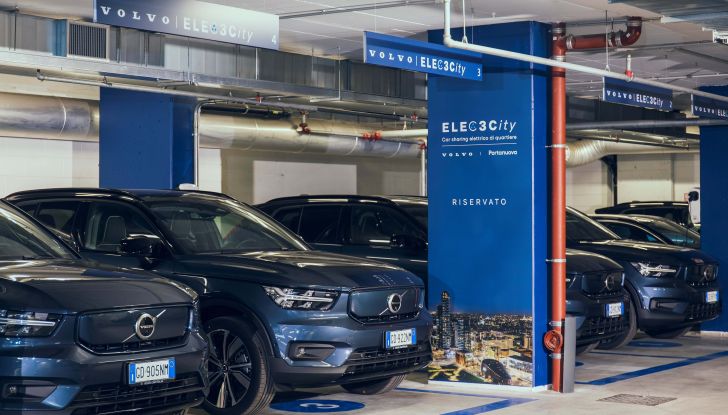 ELEC3City: le Volvo XC40 Recharge protagoniste del car-sharing urbano - Foto 7 di 22