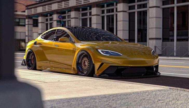 Con il kit Competition Carbon la Tesla Model S diventa cattivissima! - Foto 1 di 8
