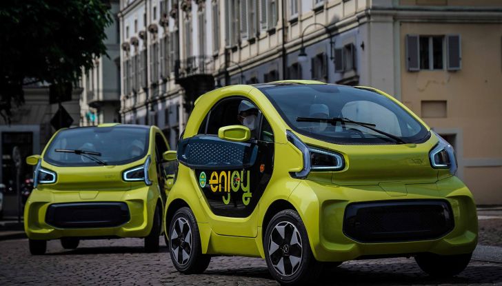 A Torino la flotta car sharing Enjoy di Eni diventa elettrica con 100 city car XEV YOYO - Foto 6 di 16