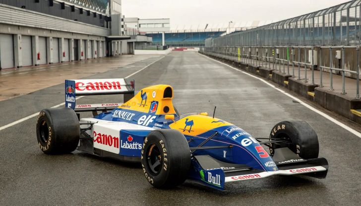 Nigel Mansell mette all’asta le sue F1: c’è anche la Williams del “passaggio” a Senna - Foto 10 di 36