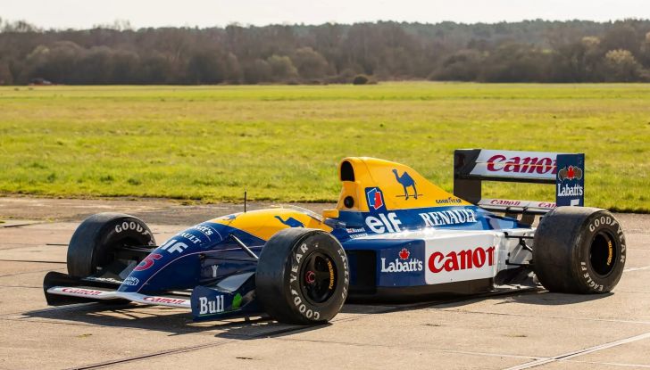 Nigel Mansell mette all’asta le sue F1: c’è anche la Williams del “passaggio” a Senna - Foto 4 di 36