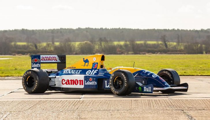 Nigel Mansell mette all’asta le sue F1: c’è anche la Williams del “passaggio” a Senna - Foto 6 di 36
