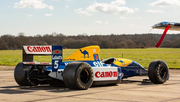 Nigel Mansell mette all’asta le sue F1: c’è anche la Williams del “passaggio” a Senna - Foto 9 di 36