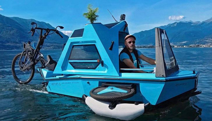 Z-Triton 2.0: il piccolo camper acquatico a pedalata assistita si aggiorna - Foto 1 di 5