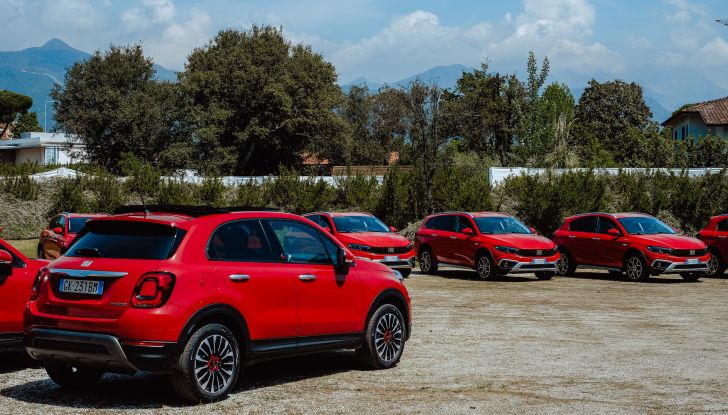 Fiat 500X Hybrid 2022: il test drive del crossover col nuovo motore ibrido sulle strade toscane - Foto 2 di 10