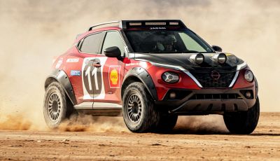 Nissan Juke Hybrid: il prototipo Rally Tribute a tutta velocità nel deserto!