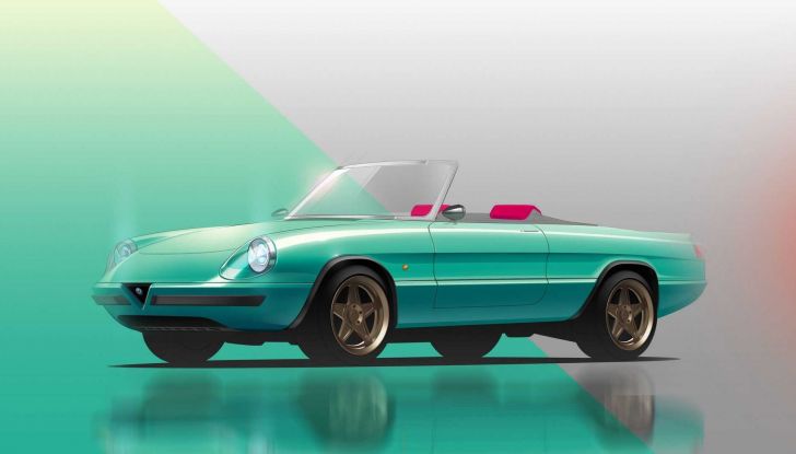 Alfa Romeo Spider Duetto: per la Milano Fashion Week diventa ibrida! - Foto 4 di 6