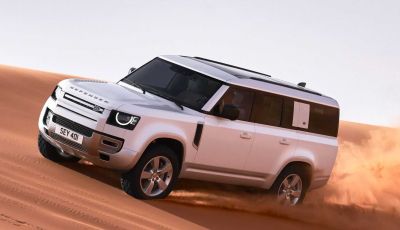 Land Rover Defender 130: svelata la versione a “passo lungo” da otto posti