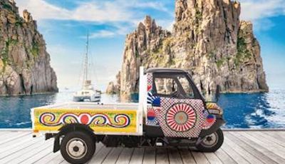 Michele Ducato trasforma il veicolo a tre ruote Wuzheng in un carretto siciliano