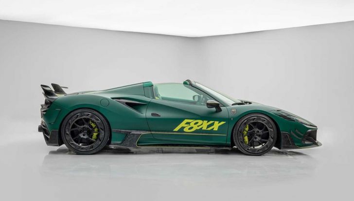 Ferrari F8XX Spider: Mansory toglie il tettuccio alla sua Rossa da 880 cavalli - Foto 3 di 9