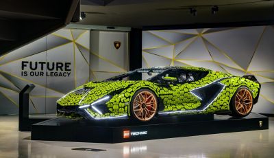 Lamborghini Sian: il modello LEGO in scala naturale è visibile al museo di Sant’Agata