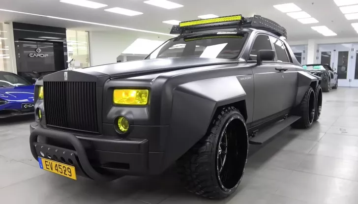 Rolls-Royce Phantom: nella versione 6×6 sembra uscita dal film Mad Max! - Foto 3 di 12