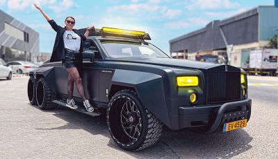 Rolls-Royce Phantom: nella versione 6×6 sembra uscita dal film Mad Max!
