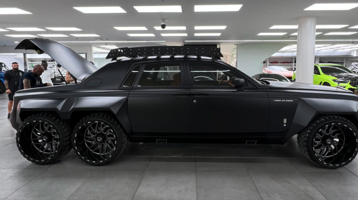 Rolls-Royce Phantom: nella versione 6×6 sembra uscita dal film Mad Max! - Foto 7 di 12