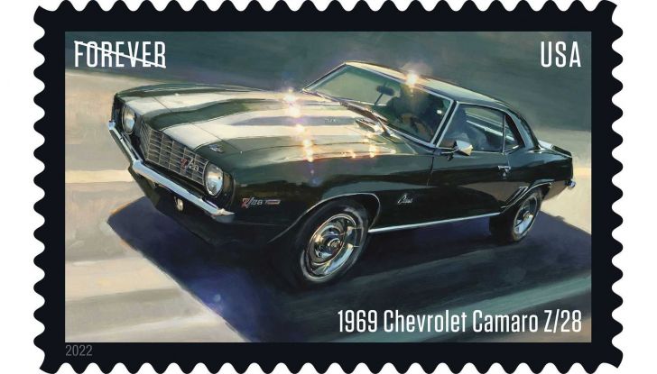 Musclecar in formato “francobollo”: ecco il tributo del servizio postale americano - Foto 2 di 5