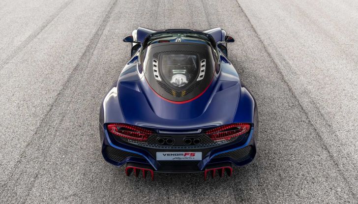 La cabrio più veloce del mondo? La Hennessey Venom F5 Roadster da 483 km/h! - Foto 8 di 15