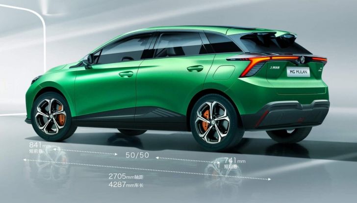 MG Mulan Triumph Edition: svelato il nuovo crossover elettrico da 455 CV - Foto 4 di 9