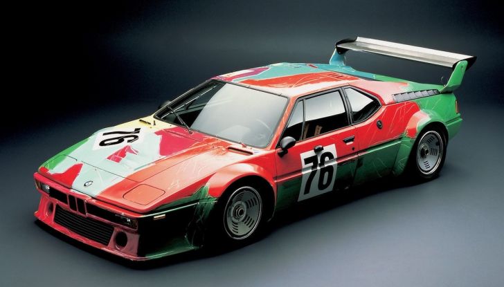 La BMW M1 dipinta da Andy Warhol protagonista di una mostra a Milano - Foto 10 di 10