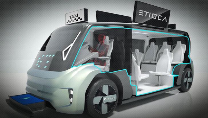Etioca Taxi, a Milano debutta il prototipo funzionante - Foto 7 di 12