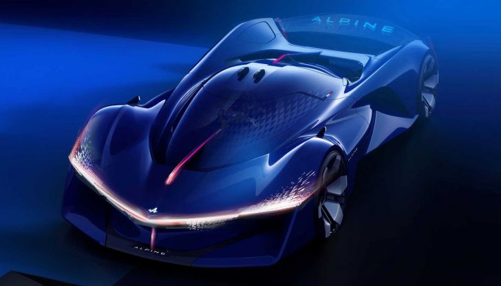 Alpine Alpenglow Concept: la monoposto del futuro va ad idrogeno - Foto 2 di 15