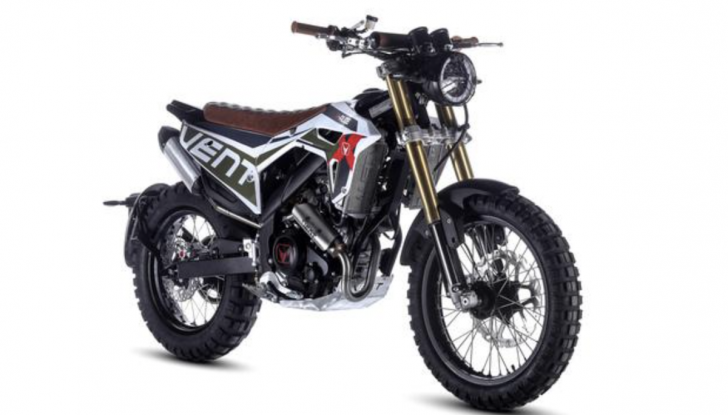 Vent X-Rude, la moto crossover arriva nel 2023 - Foto 4 di 7
