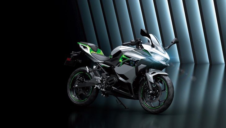 Novità Kawasaki 2023: Ninja elettrica e primo motore a idrogeno! - Foto 3 di 17