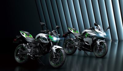 Novità Kawasaki 2023: Ninja elettrica e primo motore a idrogeno!