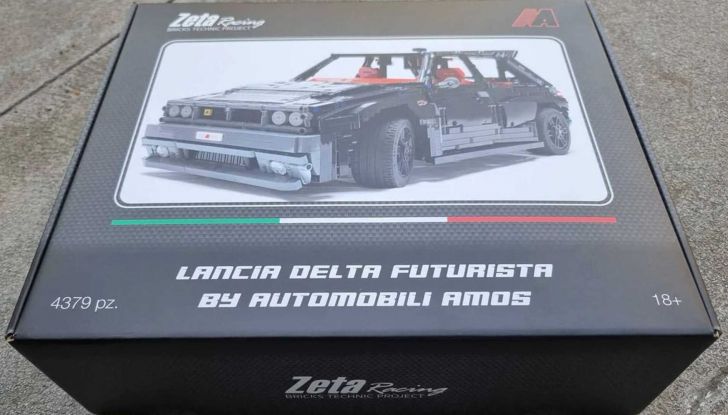 Lancia Delta Futurista: il modellino da 1.000 Euro si costruisce con i LEGO - Foto 7 di 12