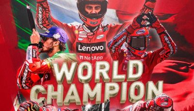 Francesco Bagnaia è Campione del Mondo MotoGP con la Ducati!
