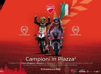 Campioni in Piazza: il 15 dicembre Ducati festeggia i Titoli MotoGP e SBK