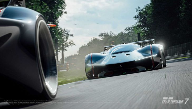 Ferrari Vision Gran Turismo: l’hypercar del futuro guidabile con la PlayStation - Foto 13 di 20