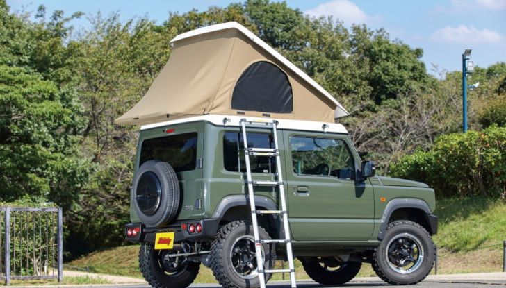 Suzuki Jimny: la giapponese Kamado lo trasforma in un camper in miniatura - Foto 7 di 11