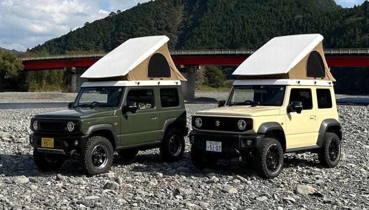 Suzuki Jimny: la giapponese Kamado lo trasforma in un camper in miniatura - Foto 8 di 11