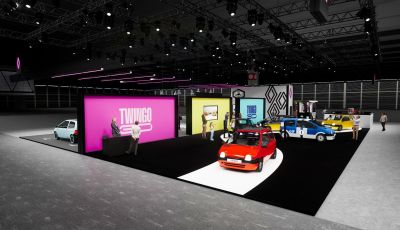 Renault Twingo festeggia i suoi 30 anni al Salone Retromobile 2023