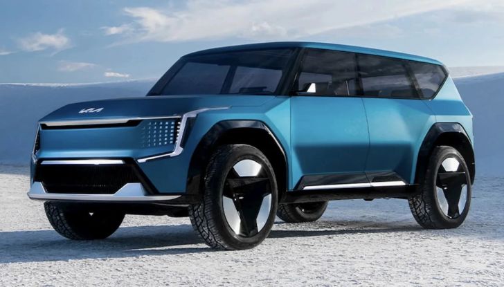 Kia EV9: il nuovo SUV elettrico sarà svelato l’11 novembre - Foto 2 di 8