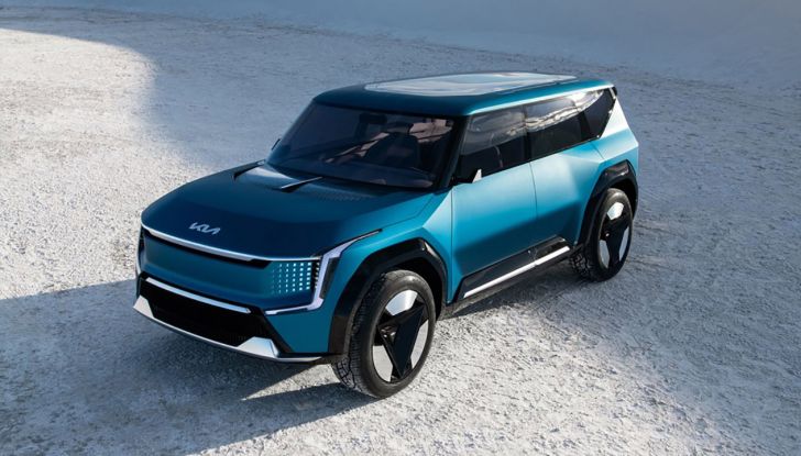 Kia EV9: il nuovo SUV elettrico sarà svelato l’11 novembre - Foto 1 di 8