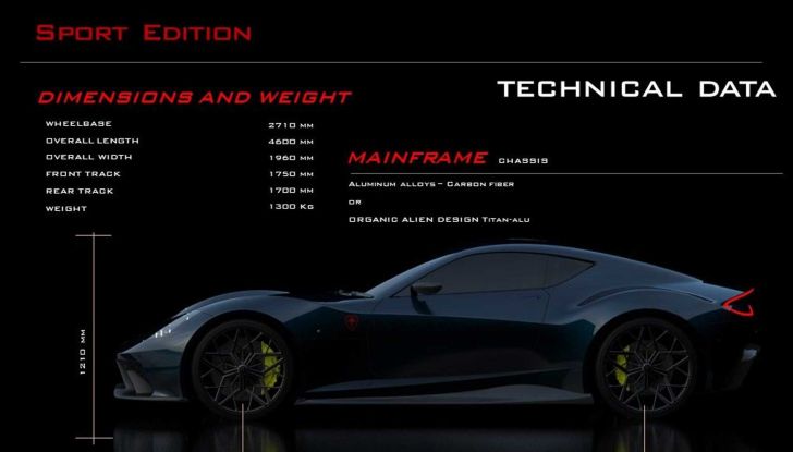 Angelelli D2 Granturismo: supercar solo pista da 850 CV - Foto 3 di 7