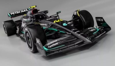 F1 2023: presentata la Mercedes W14 di Hamilton e Russell