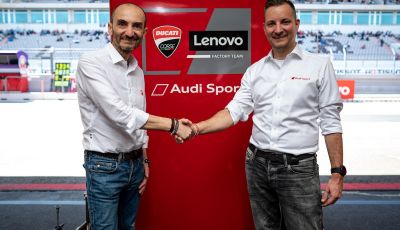Ducati Corse e Audi Sport partner nel Campionato Mondiale MotoGP