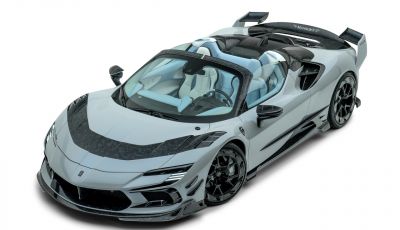 Mansory F9XX Tempesta Celeste: 1100 CV per la Ferrari SF90 Spider