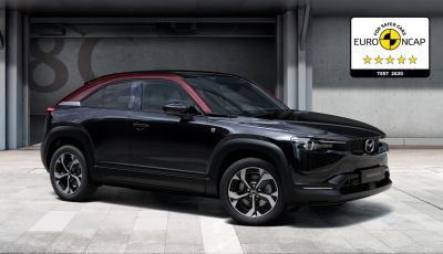 Mazda MX-30 e-Skyactiv R-EV premiata con cinque stelle dall’Euro NCAP