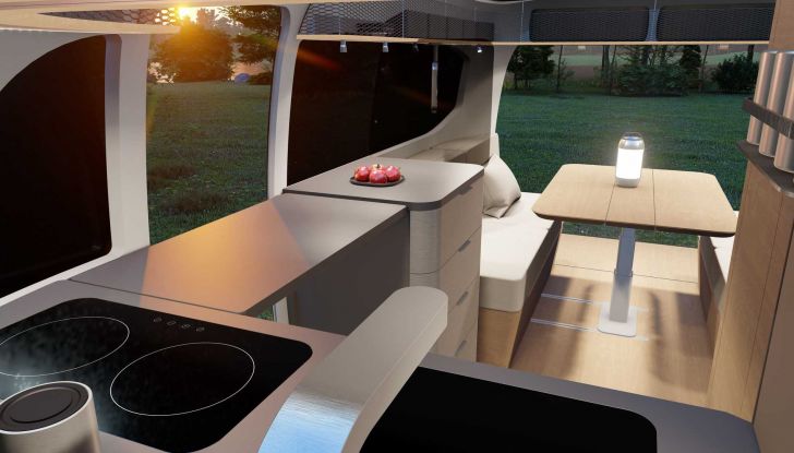 Il caravan intelligente è realtà: ecco il concept di Airstream e Studio Porsche - Foto 7 di 10