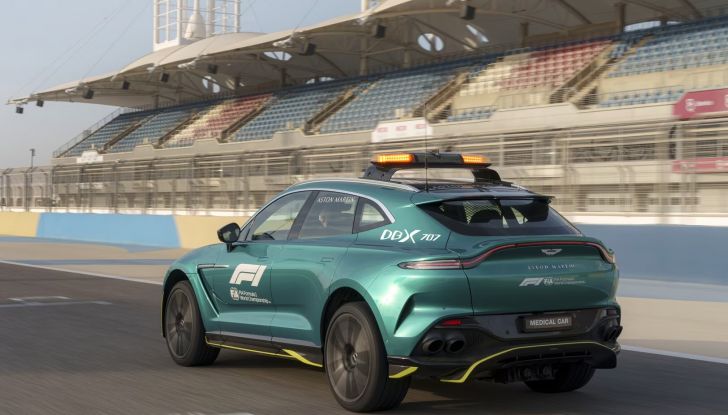 Aston Martin DBX707: è la nuova medical car della F1 2023 - Foto 7 di 10