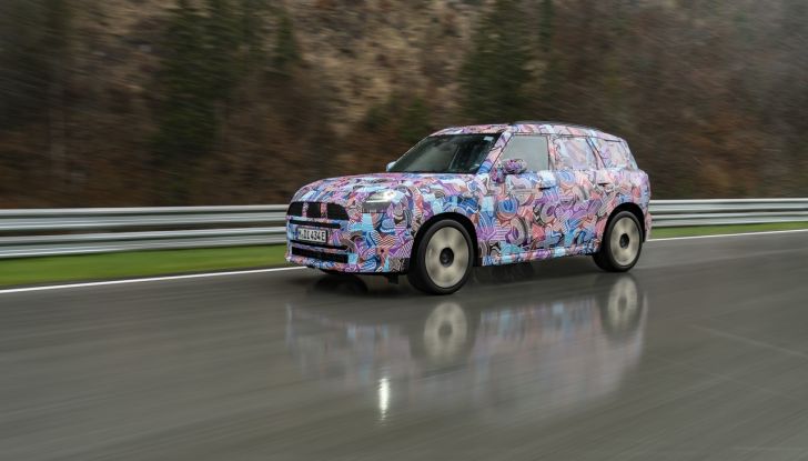 Mini Countryman 2024 prototipo ufficiale